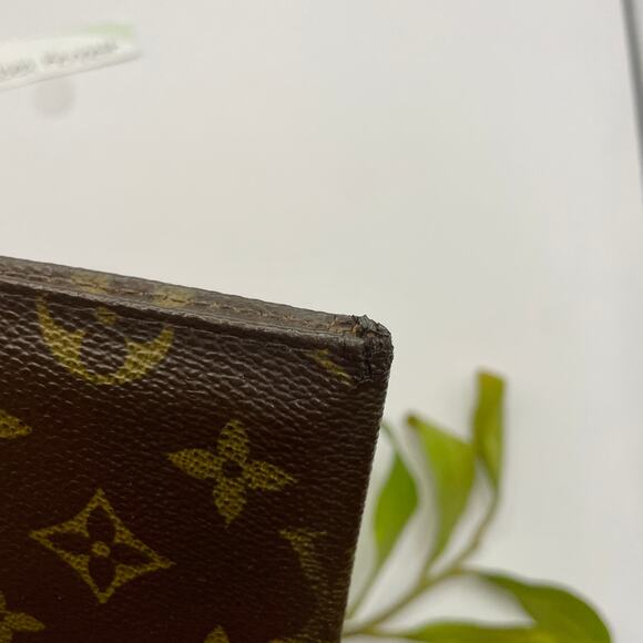 Louis Vuitton ID Card Holder Wallet Bifold Vintage Monogram Canvas 1985 - Picture 5 of 12